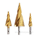 HSS 4241 Spiral Groove Step Drill Bit